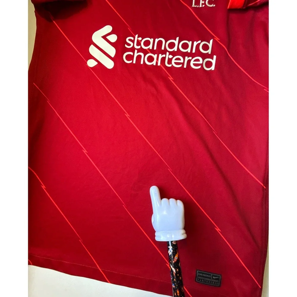 Nike Liverpool FC Soccer Jersey 2021 22 Home Red Small Dri Fit Shirt